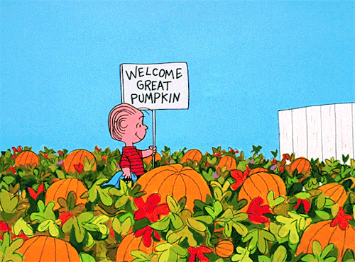 joker-theclown:  The day of Halloween approaches and Linus writes for the Great Pumpkin