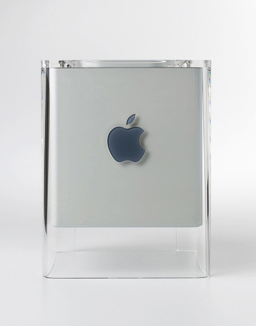 Jonathan Ive, Power Mac G4 Cube computer, 1999-2000. Apple Computer Inc, USA. A graphite-coloured pl