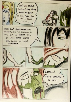 Kate Five vs Symbiote comic Page 110  The