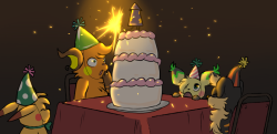 ask-firefly-the-raichu:  Happy birthday babu~