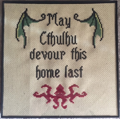 criss-cross-stitches:I absolutely love how this out came out, definitely going on the wall forever