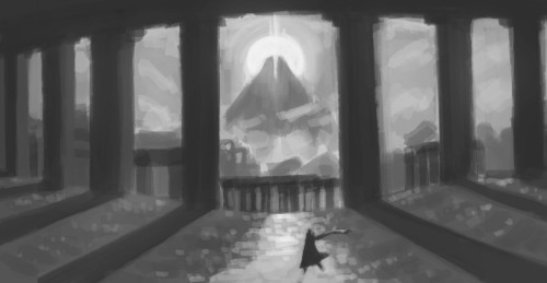Played Journey tonight and couldn’t resist doing some very rushed quick sketches because this game i