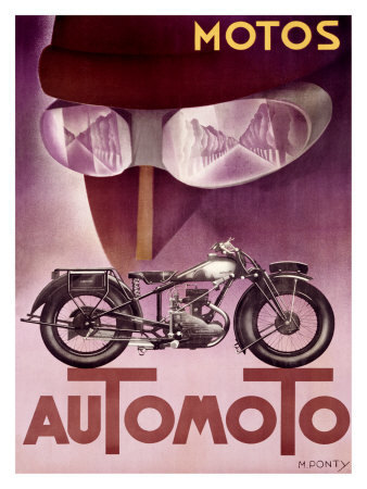 atomic-flash:
“ Automoto Motorcycles advertising art poster designed by Max Ponty - France, 1930
”