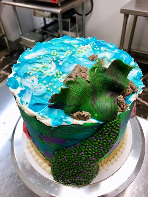 A Little Girl Wanted A Mermaid Cake, So I Poured My Heart Into This Cake.