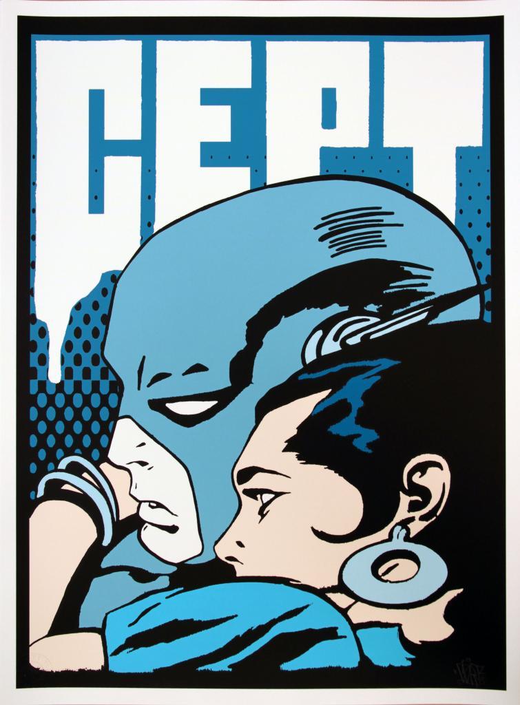 xombiedirge:  Until the End of Time by CEPT 50 X 70cm 5 color screen prints. 5 signed