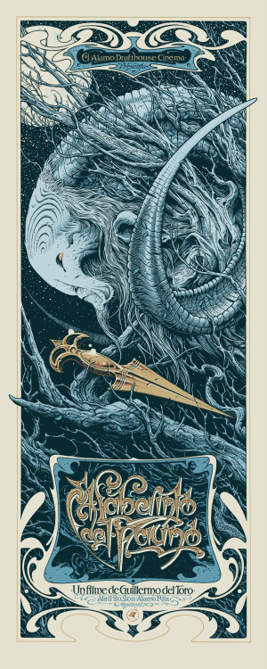 thepostermovement:  Pans Labryinth by Aaron Horkey