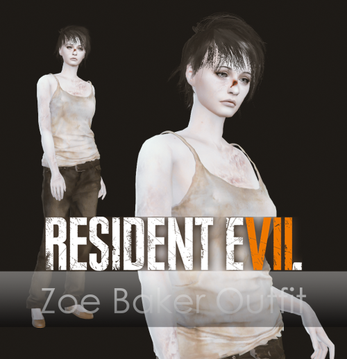 Resident Evil 7 Zoe Baker OutfitExtracted by xKamilloxConverted by meBody sliders supportDownload