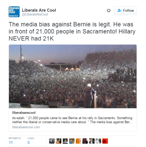 4mysquad:That’s 20950 more people than Hillary Clinton rallies!0 media coverage. I was there, like 1