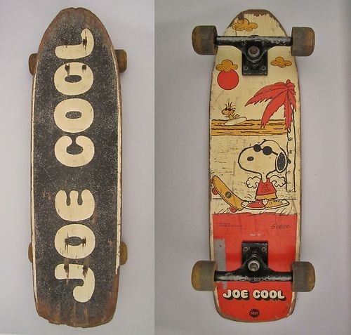 thedailyboard: | Joe Cool skateboard deck | TheDailyBoard.tumblr.com | With Great Ideas, Comes Great