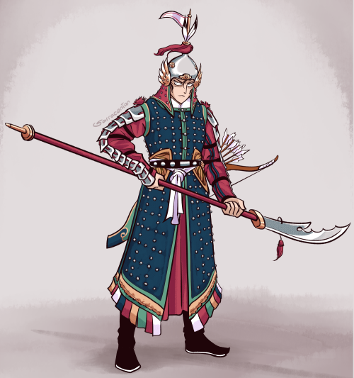 I gathered so many reference pics of Ming dynasty Chinese armours that I had to channel it somewhere