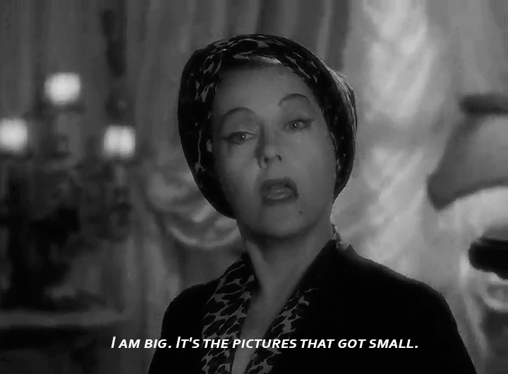  Gloria Swanson on Sunset Boulevard (Billy Wilder, 1950) 