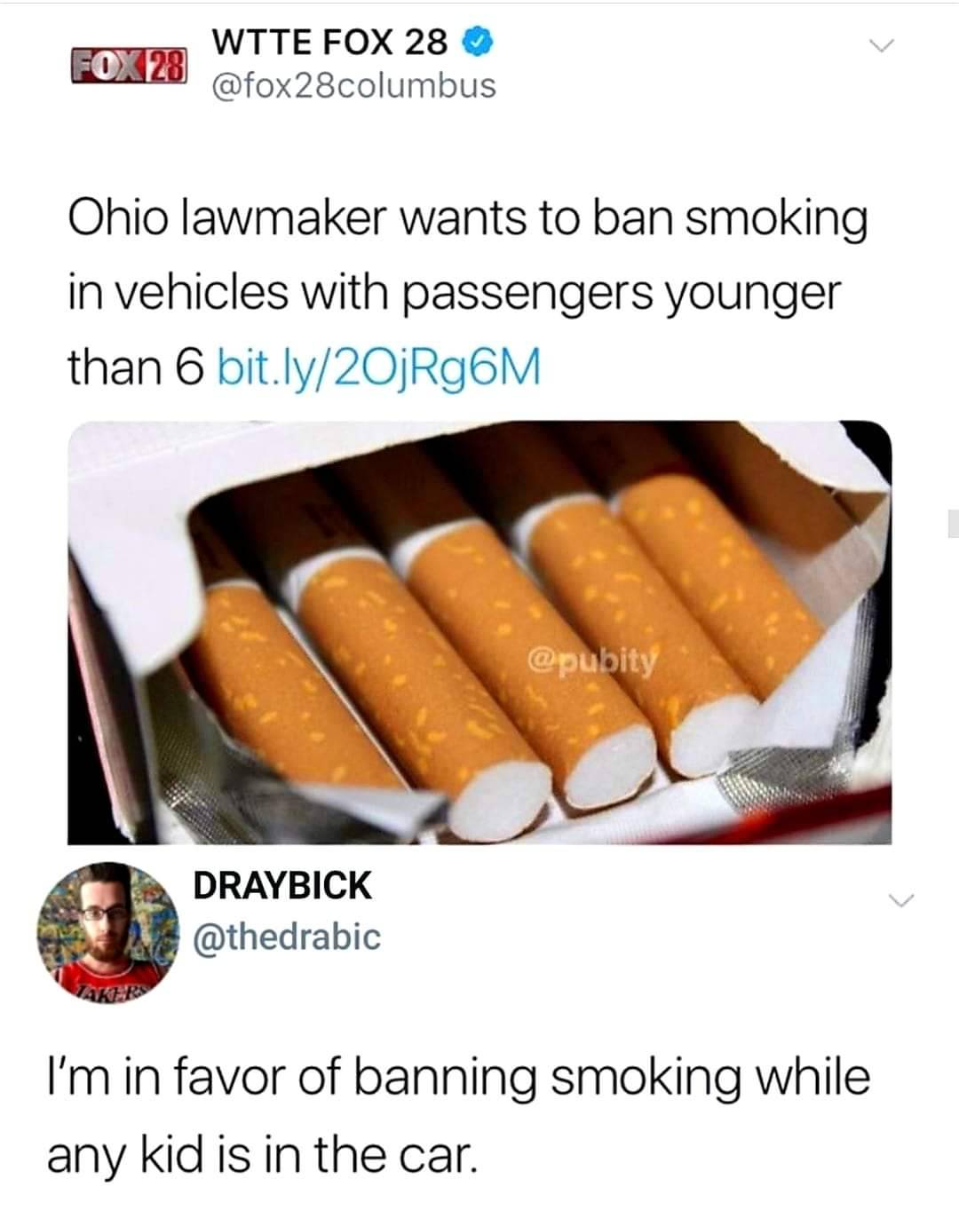 ro-zden:theconcealedweapon:If they’re too young to choose to smoke, then they’re too young to be forced to deal with someone else choosing to smoke. Exactly. Why stop with “under 6”? I’d say “under 18”, and anyone