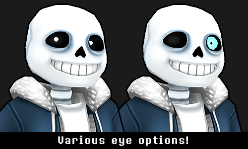 ♥ DOWNLOADABLE SANS MODEL NOW AVAILABLE! ♥