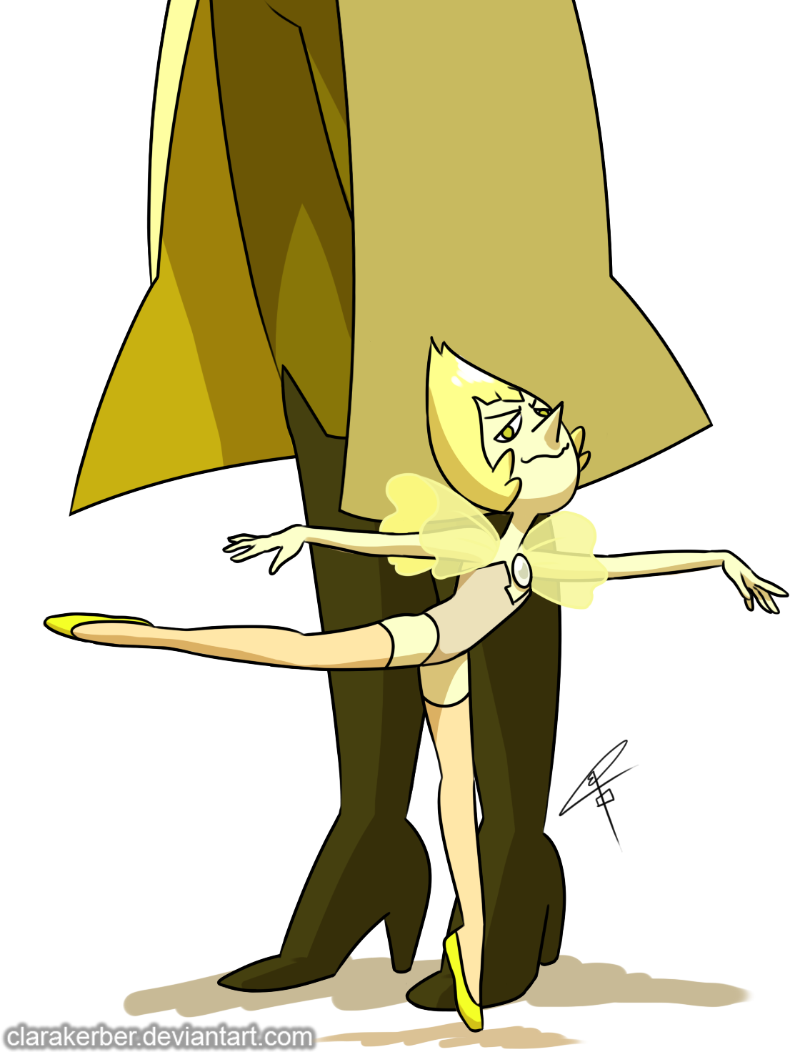 clarakerber:   Yellow Diamond and Yellow Pearl invading your feed~ 
