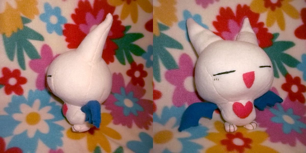 Two more angles of the plush