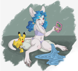 Up All Night To Get Pokemon - By Apocalypsepuppy Aaaahhh So Cute Fanart! !! !!! &Amp;Lt;3