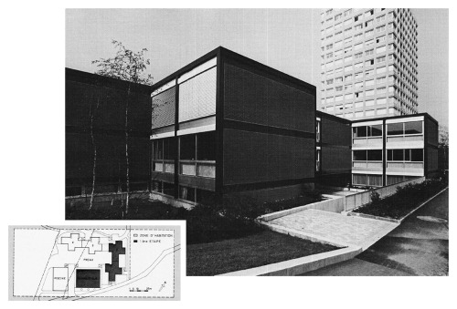 ‘Ecole des Racettes’, schoolOnex, Geneva, Switzerland; 1970sFrançois Maurice & Louis