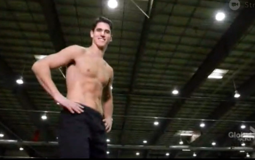 Zach Oleynik shirtless