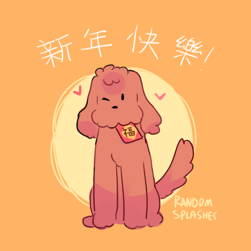 randomsplashes: Happy Chinese New Year! It’s Year of the Dog so have a cute Makkachin!!