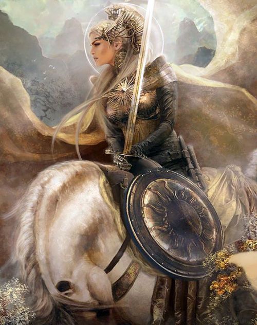 northeart:ValkyrieA valkyrie (valkyrja ”chooser of the slain”) is a woman who has the power to choos