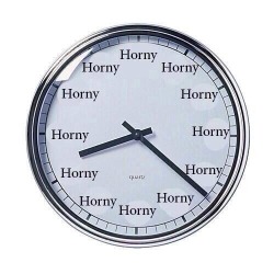 modernhipsterfun:  #horny o’clock! 