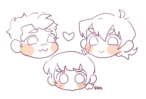I love Shiro and Keith family and their lovechild Sven 