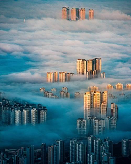 A City Among the Clouds by Wonyoung Choi,National Awards, Architecture, Winner, 2022, Sony World Pho