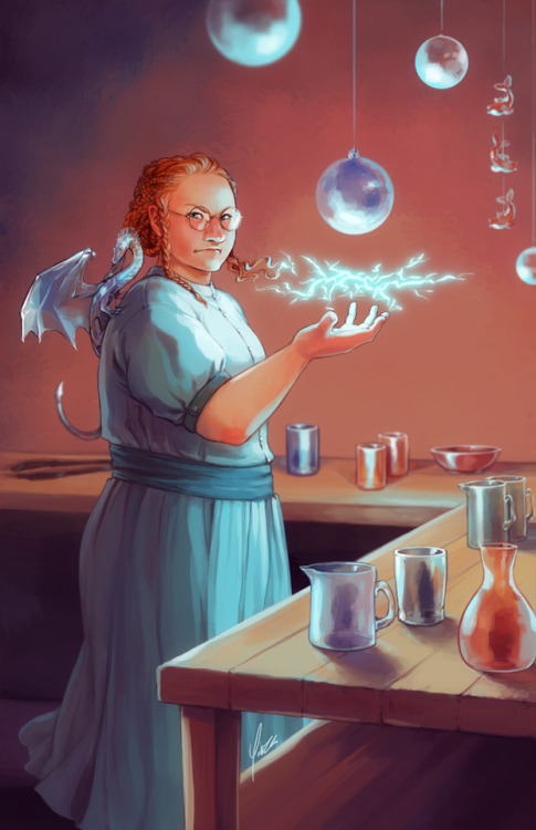 I was commissioned to do a version of the cover of Tamora Pierce&rsquo;s Shatterglass that gave 