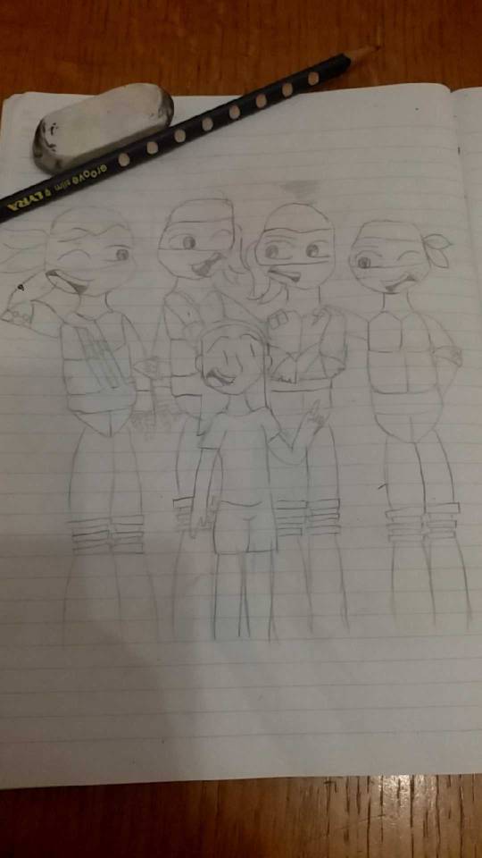 Some Tmnt 2012 Art I Made With My Kid Self Since I Grew Up With Them .