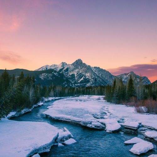 oneshotolive:  Sunset in Kananaskis, Alberta [OC] [2048x2048] 📷: benconley 