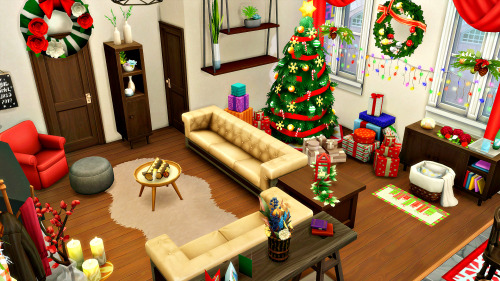 Christmas Apartment (2B Jasmine Suites)Your Sims will love living in this cosy festive apartment! Th