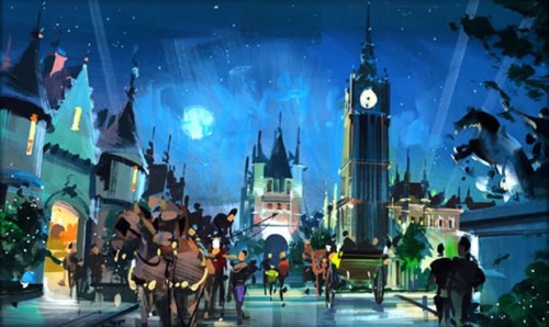 Concept designs for Michael Jackson’s planned theme park, Neverland.Plans went as far as an elaborat