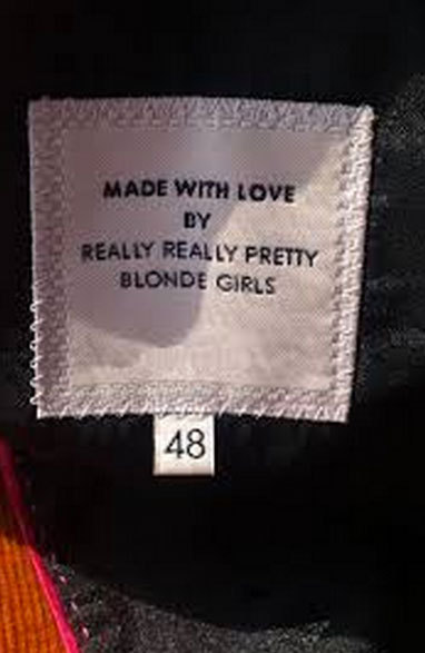 pr1nceshawn: Always read your clothing labels. You never know what you might find…