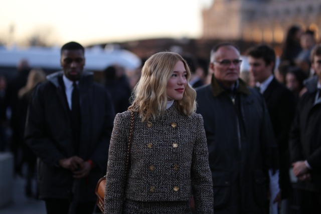 Léa Seydoux at Louis Vuitton F/W 