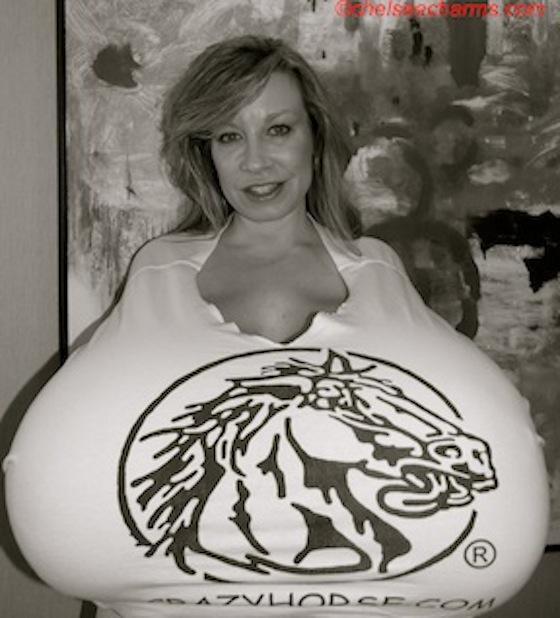 biggerandbigger:  aguy36:  Chelsea Charms  Holy shit, this woman’s breasts are