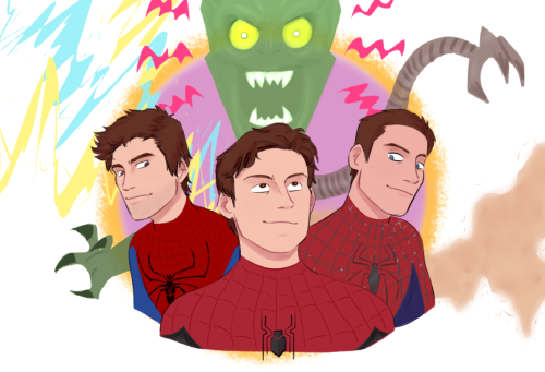 ranking spider-men is cringe now, all three of them are fantasticbonus: i hope to see them all in an