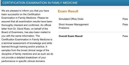 I passed! I have noting further to add. For the time being this is pretty much the best thing since 