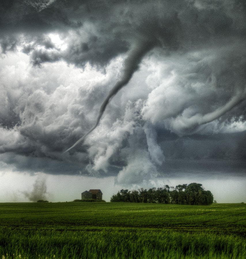 travelingcolors:  Tornado in Loreburn, Saskatchewan | Canada (by Robert Edmonds)