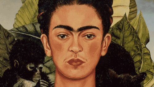 blue-voids:  Florent Porta - Animation of Frida Kahlo’s Autorretrato con Collar
