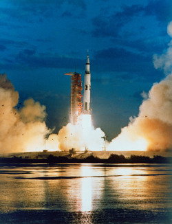 humanoidhistory:  Apollo 4 blasts off from Cape Canaveral, Florida, November 9, 1967.