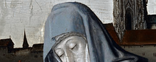 Konrad Witz (circle of) - Lamentation (c. 1440). Detail.