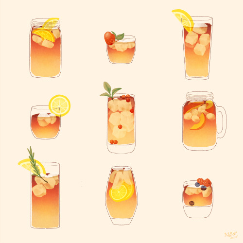 One of my favorite patterns to date, “Summer Time Iced Tea” is available on totebags, notebooks, and