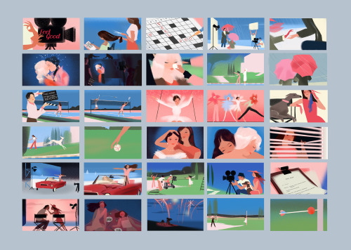 Initial research Antoine and I made for Polo &amp; Pan’s Feel Good music video + close-ups of some o