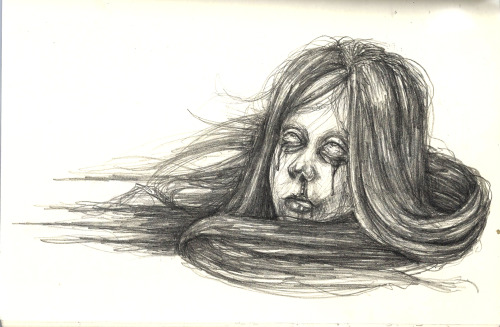 walkingpiranha:possibly a dead hooker, most definitely inspired by a print i saw in my grandmother