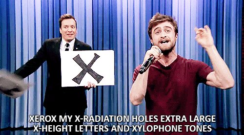 2-4-6-oh-done:  lavenderharmony:  mandopony:  tastefullyoffensive:  Video: Daniel Radcliffe Flawlessly Raps Blackalicious’ Tongue-Twisting ‘Alphabet Aerobics’ on ‘The Tonight Show’  Is he the perfect human being?  I enjoyed that!  listen to