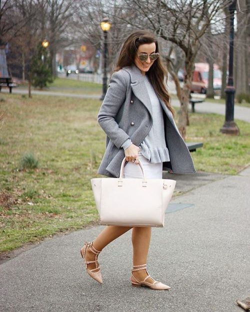 Grey x white x blush on the blog! @liketoknow.it http://liketk.it/2qQBP #liketkit #ltkunder30 #ootd 