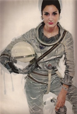 the60sbazaar:  Space Age fashion for Harper’s