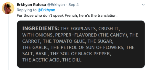 theoppositeofadults: i’m “the petrol of sun of flowers”  Oh God, I am la