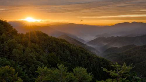 [ Daybreak of the valley ] 35mm, f/16, ISO 100, 0.8sec Taken at Nara, Japan. 奈良県にて。