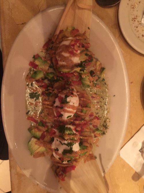 gaininggeeks:  A friend sponsored our meal and we ate way too much at Cheesecake Factory. We were about to explode.   3 loaves of bread 1 appetizer  2 meals 1 giant dessert.